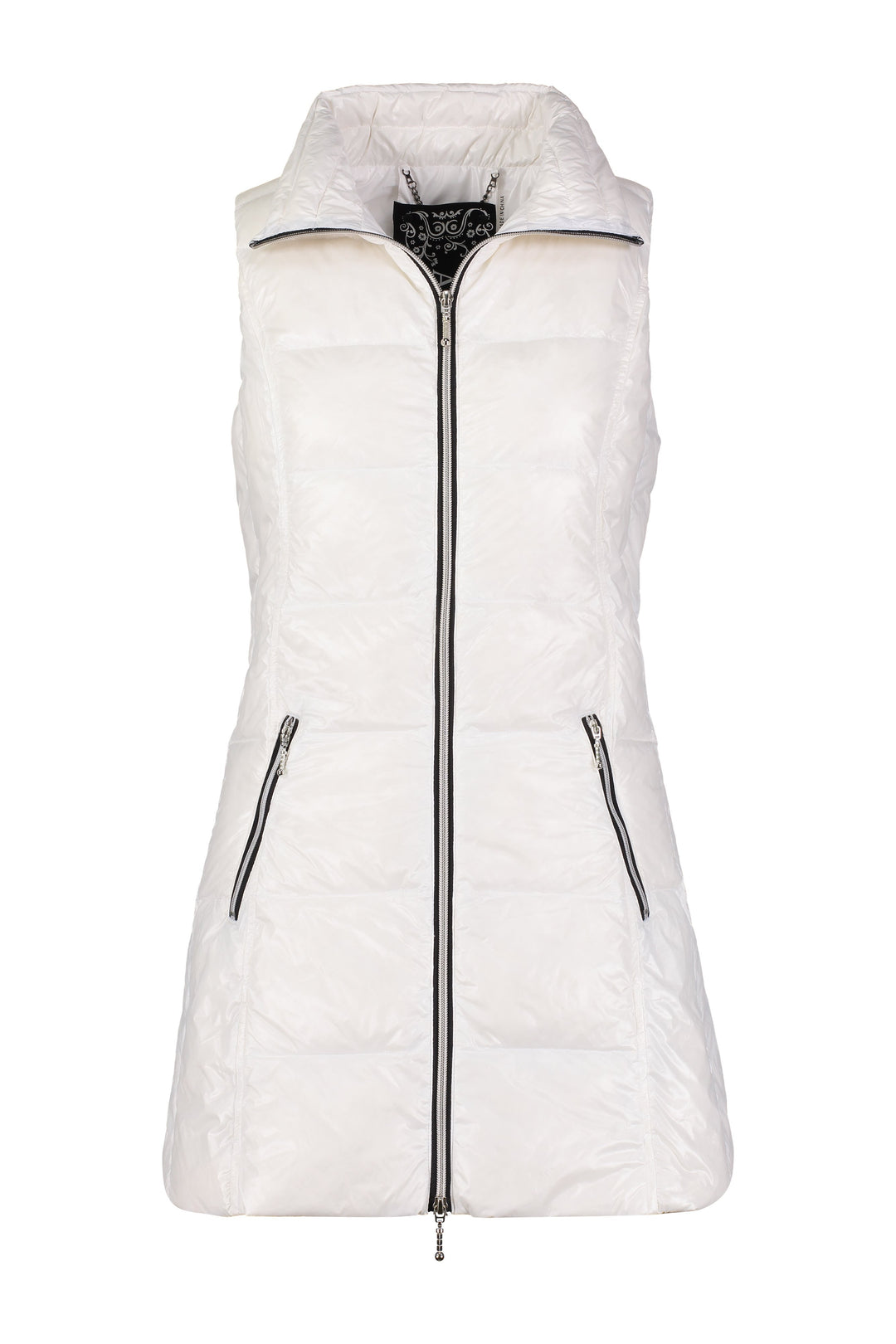 Long Nylon Down Vest