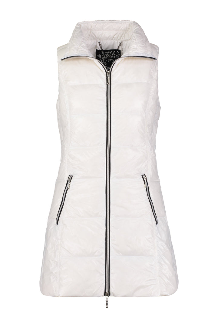 Long Nylon Down Vest