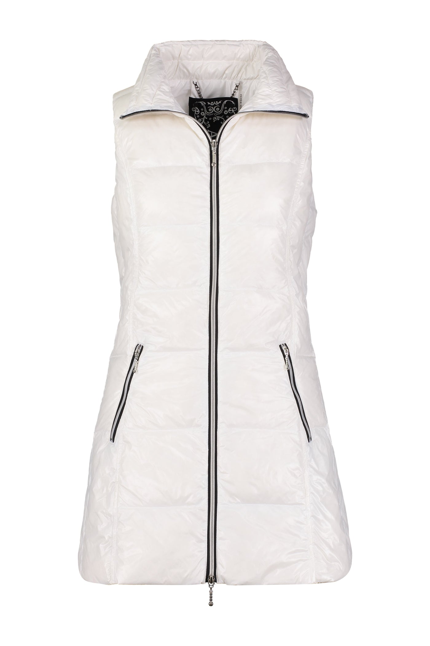 Long Nylon Down Vest