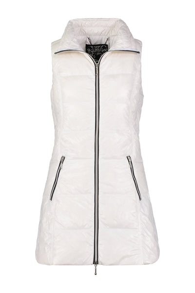 Long Nylon Down Vest